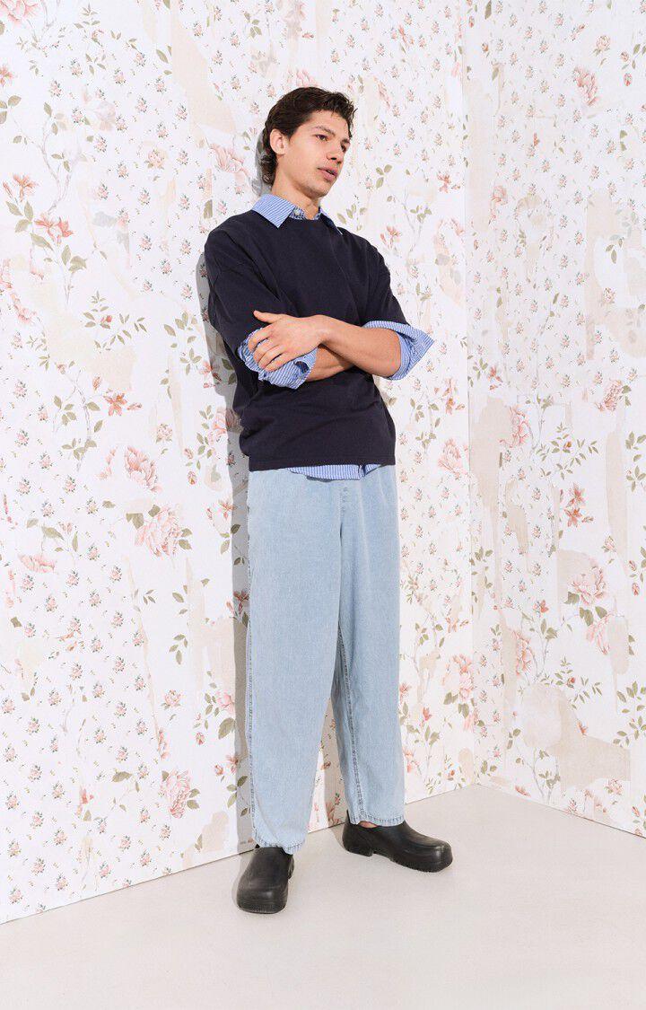 American Vintage Blue Snow Paybou Hose Herren hellblau